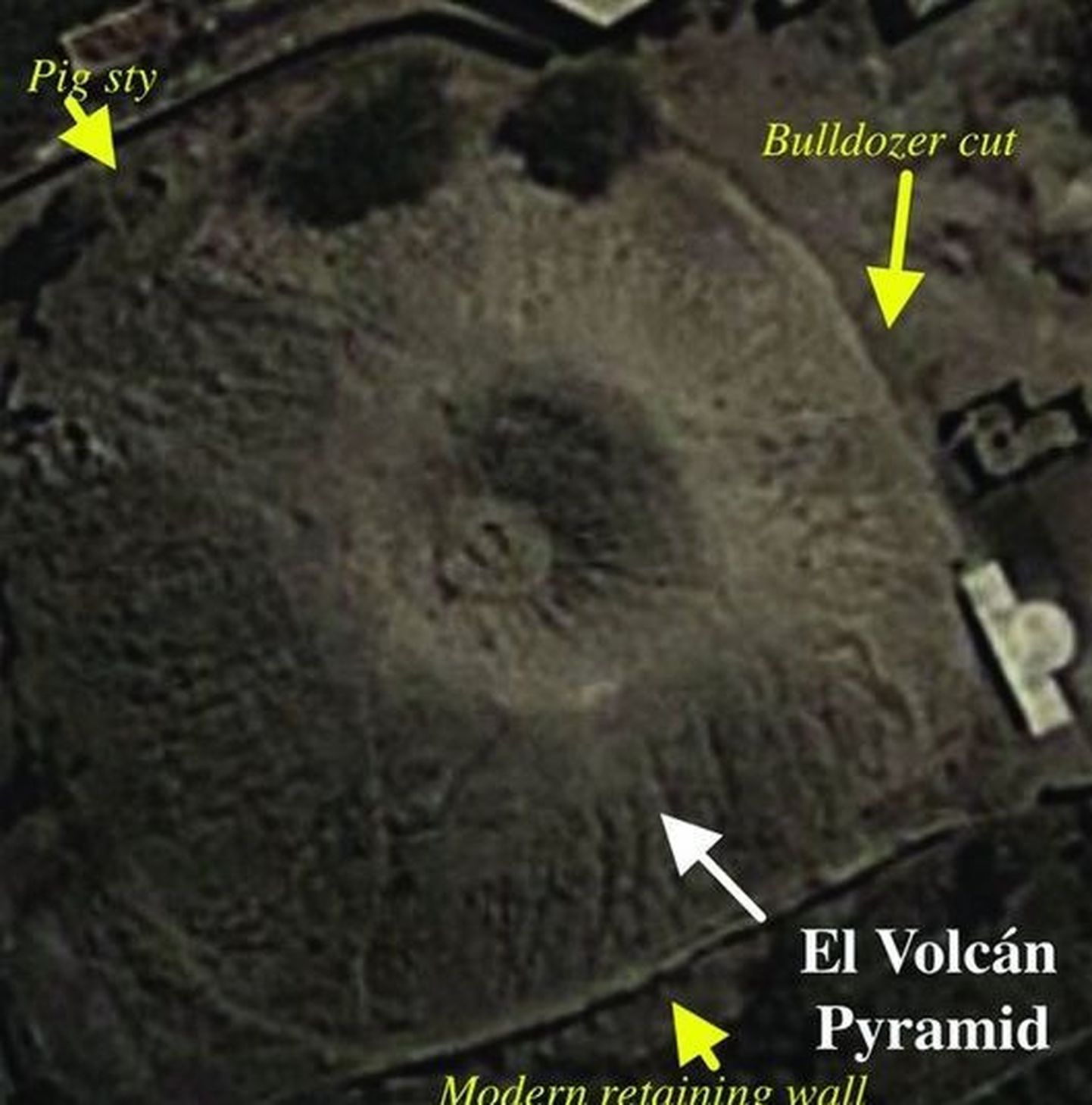 Peruu vulkaanikujuline püramiid El Volcán