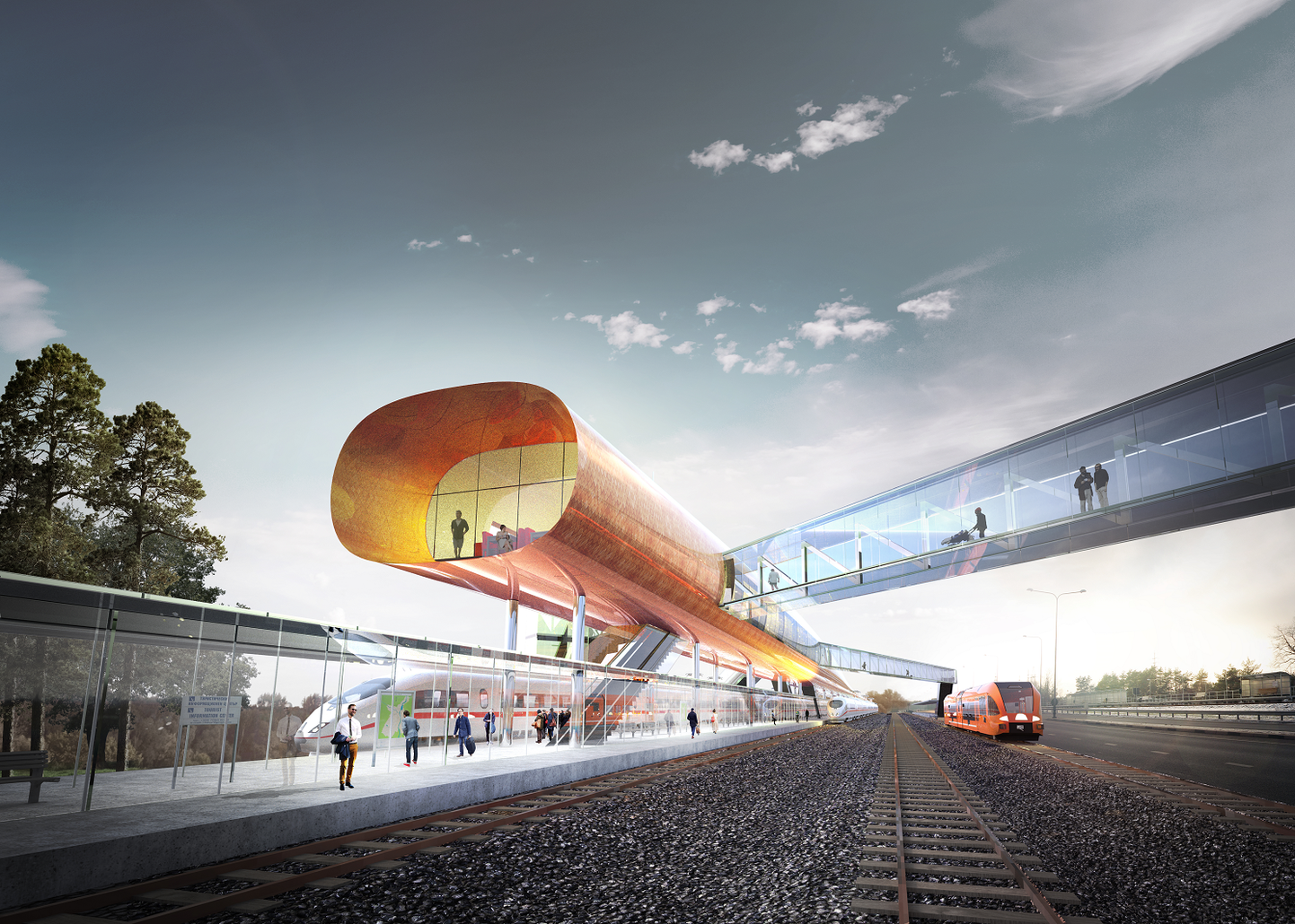 Rail Balticu Pärnu reisiterminali arhitektuurikonkurss korraldati juba 2014. aastal, nüüd otsitakse ehtisele nime.