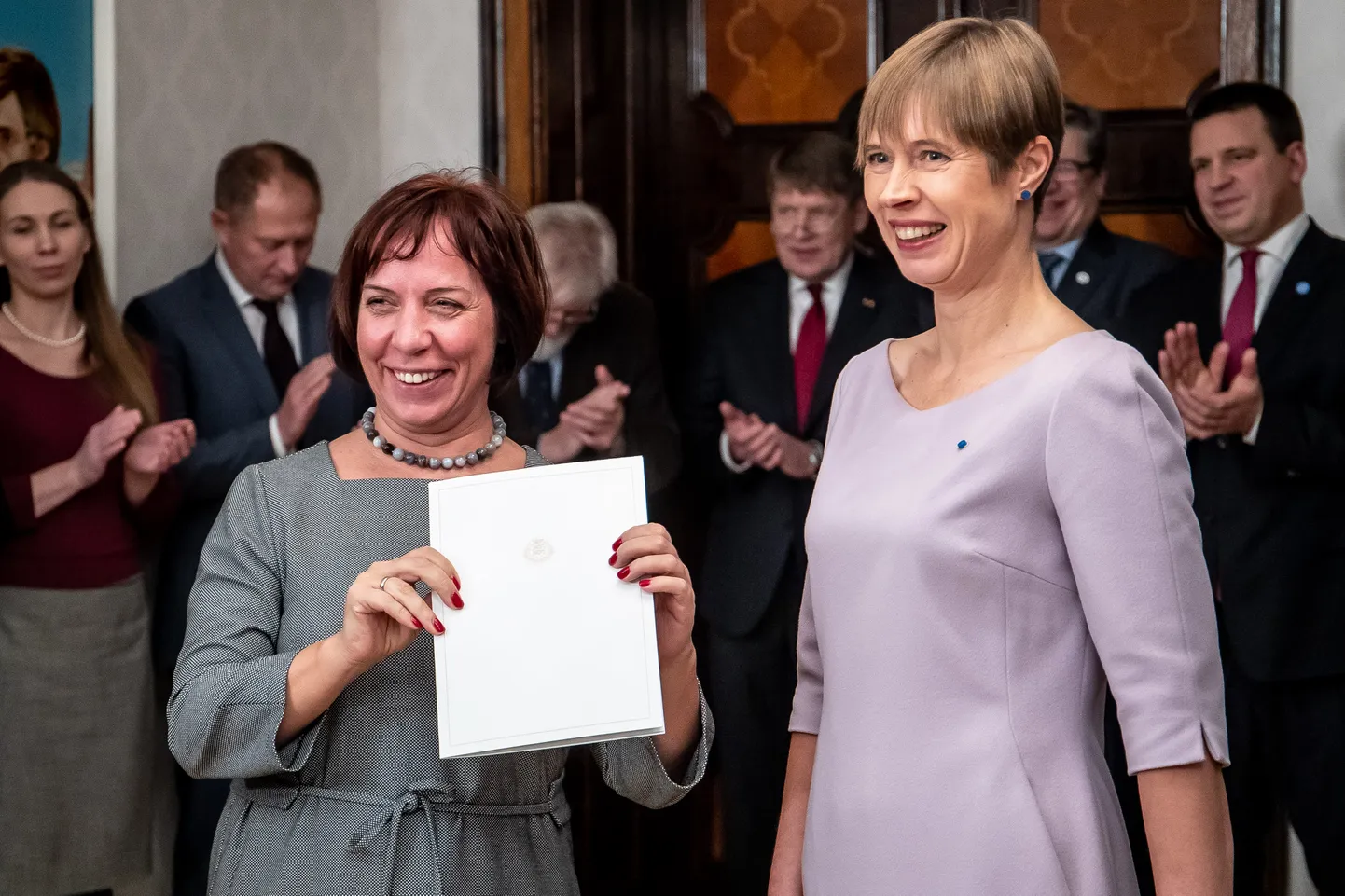 Teadusleppe allkirjastamine detsembris Kadriorus.