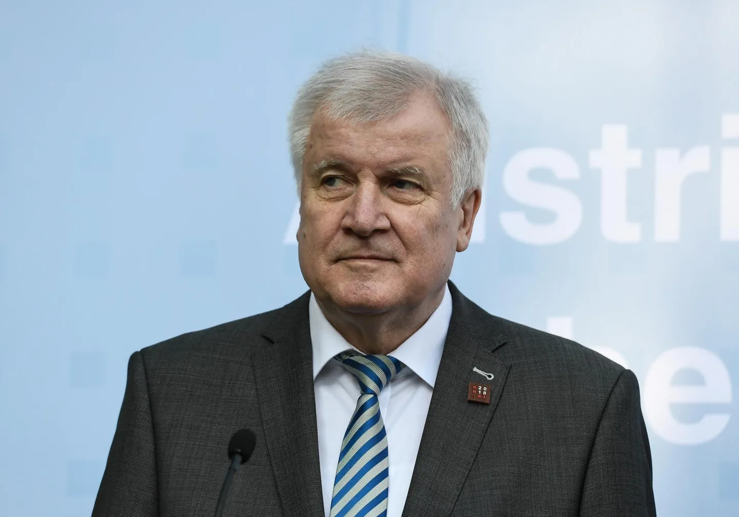 Saksamaa siseminister Horst Seehofer. FOTO: Daniel Kopatsch/EPA/Scanpix