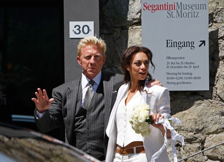 Boris Becker ja Sharlely «Lilly» Kerssenberg oma pulmapäeval 2009
