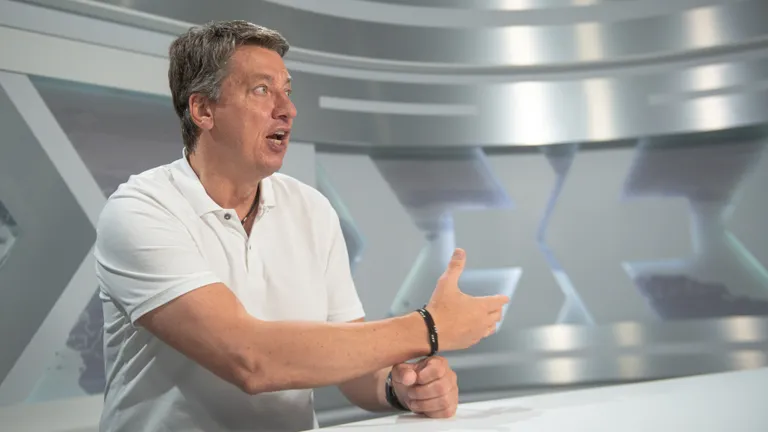 Harijs Vītoliņš TVNET studijā.