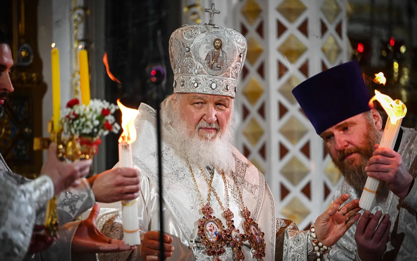 Vene Õigeusukiriku patriarh Kirill Moskvas 23. aprillil.