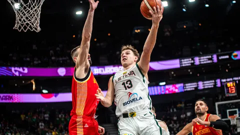 Lietuvas basketbolistiem otrā uzvara divās "EuroBasket 2025" spēlēs