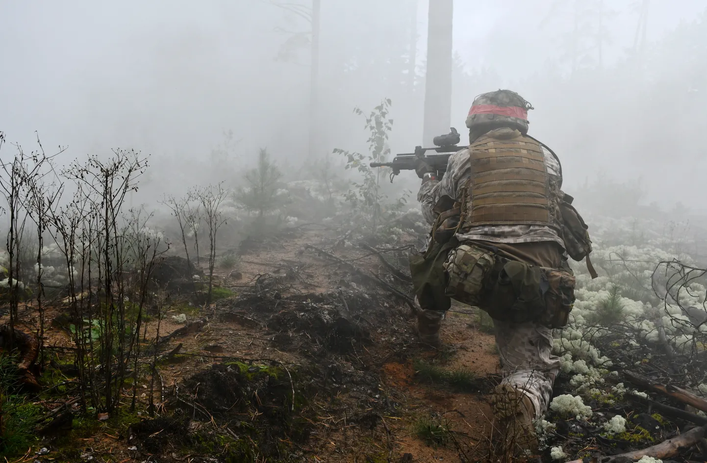Militārās mācības "Namejs 2021" Augšdaugavas novadā. Attēls ilustratīvs.
