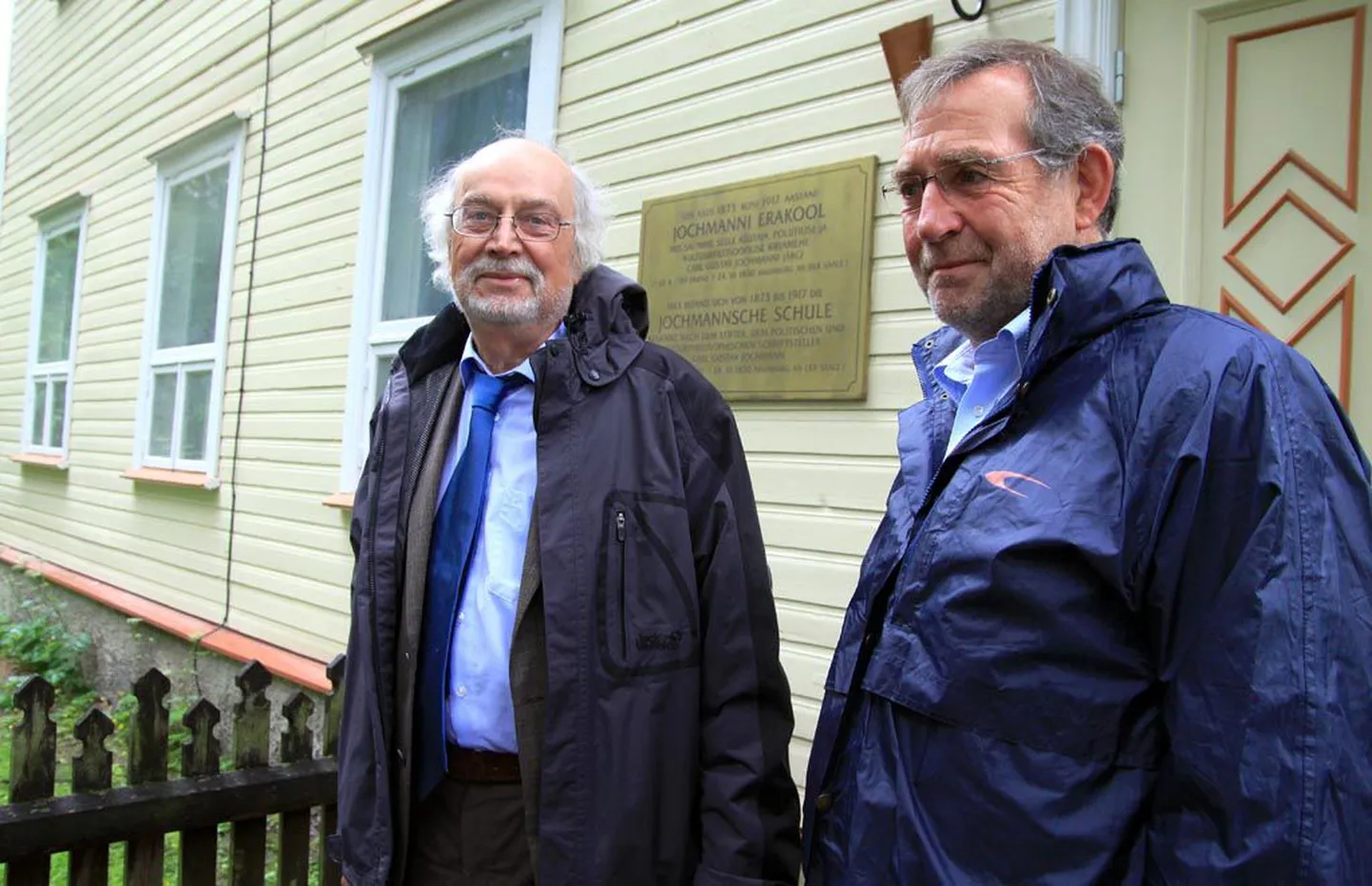 Pärnut külastasid Jochmanni uurijad professor Ulrich Kronauer (vasakul) ja Arthur C. Eyffinger.