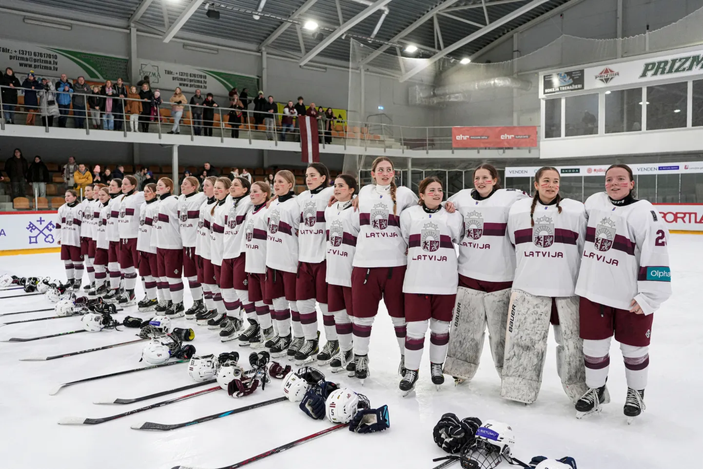 Latvijas U-18 izlases hokejistes