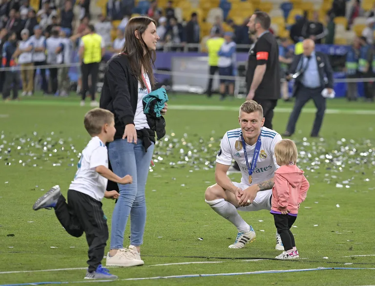 Toni Kroos ja ta pere