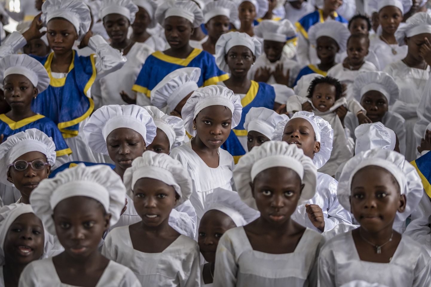 Nigeeria lapsed vaid lastele mõeldud jumalateenistusel Lagoses. Pilt on illustreeriv.