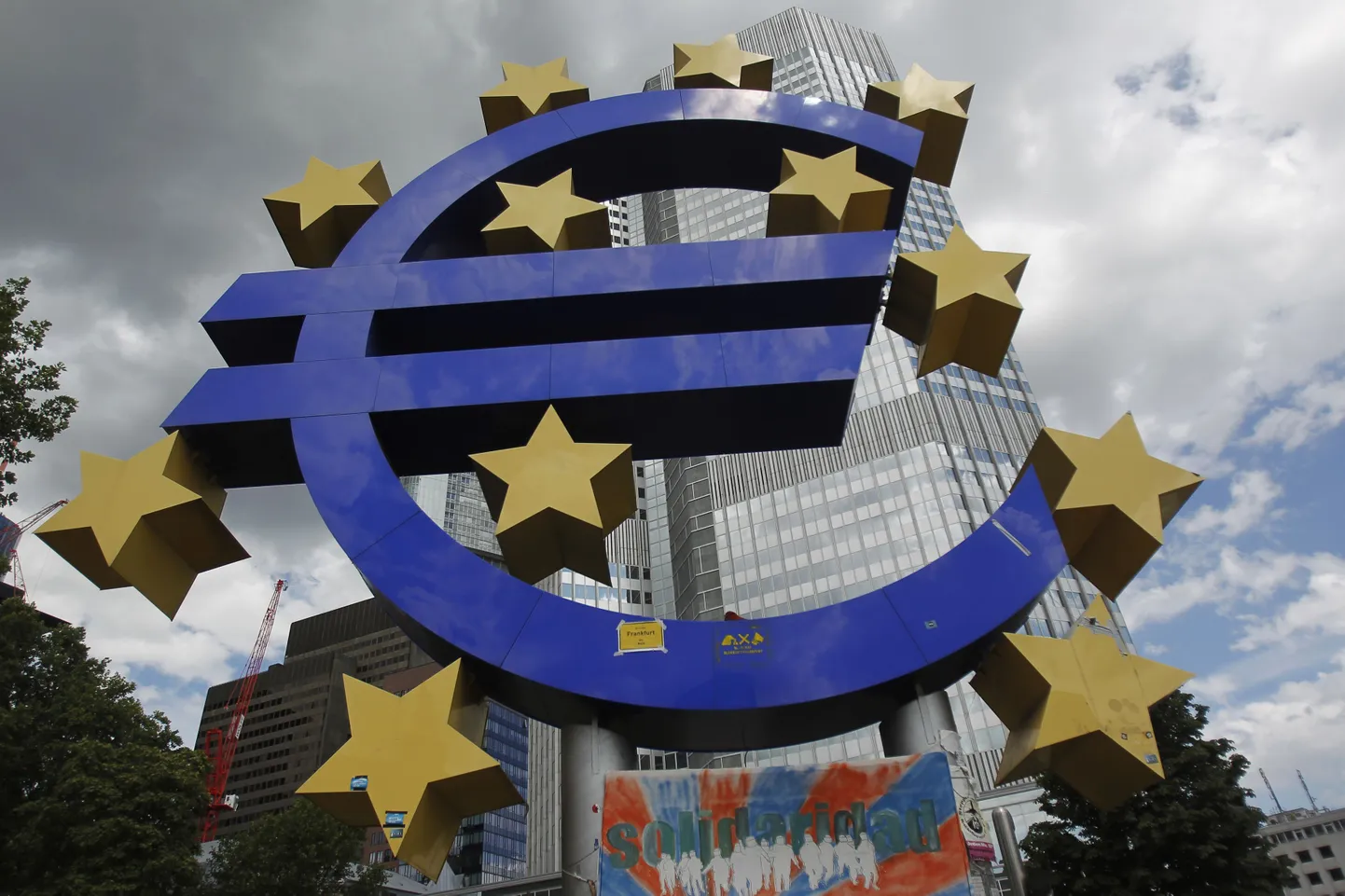 Euroopa Keskpanga peahoone Frankfurdis.