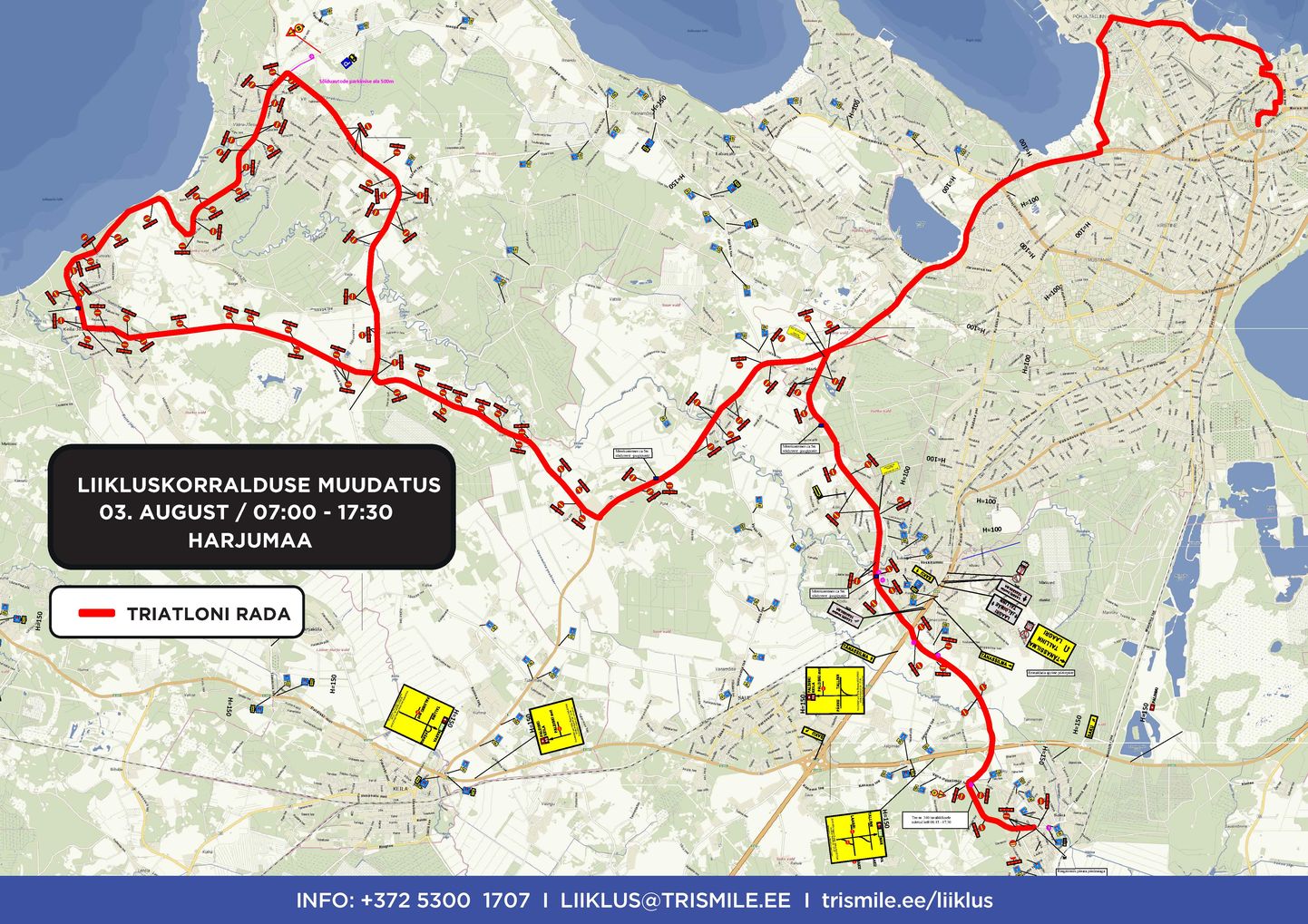 Sel nädalavahetusel juba teist aastat toimuv triatlon Ironman Tallinn toob kaasa liikluspiiranguid nii Tallinnas kui Harjumaal.