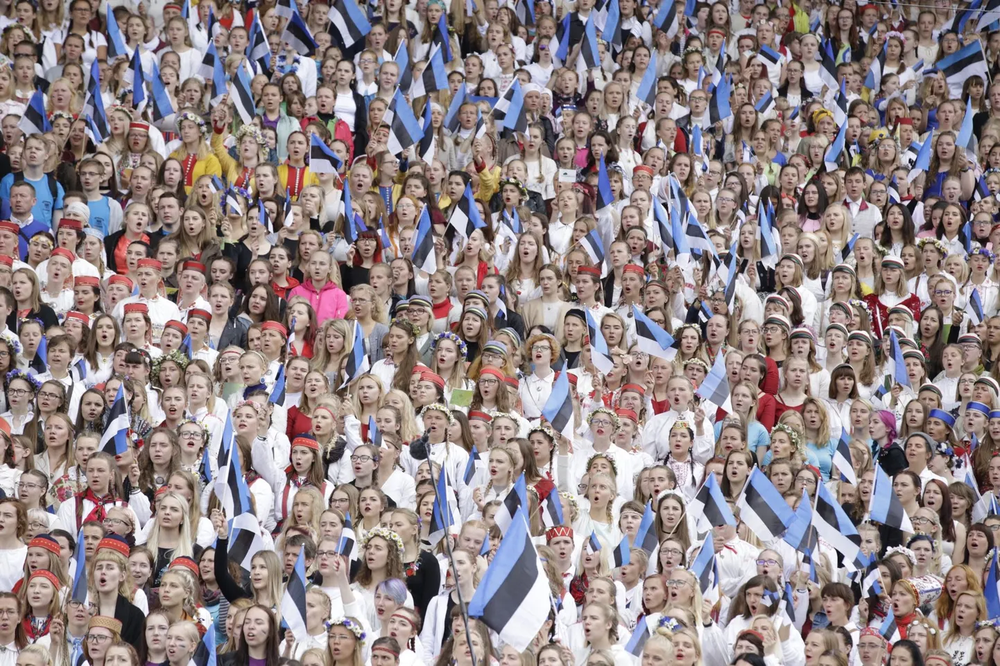 Noorte XII laulupidu Tallinna Lauluväljakul