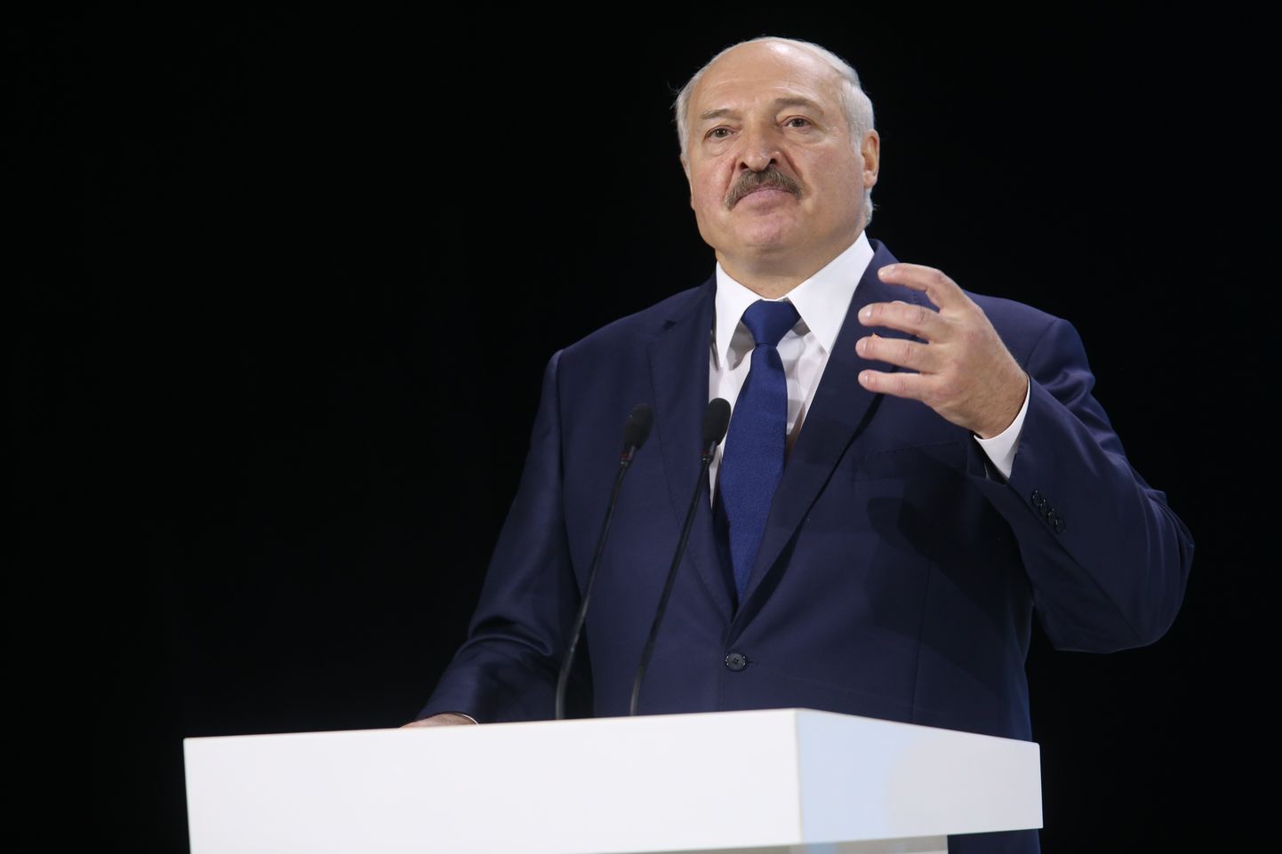 Pašpasludinātais Baltkrievijas vadonis Aleksandrs Lukašenko.