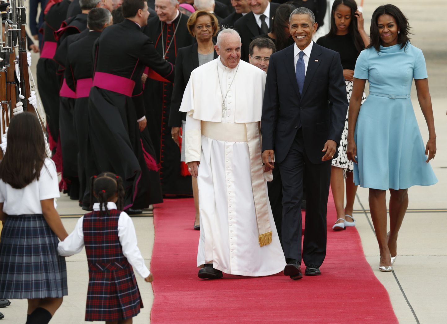 Paavst Fransiscus ja USA president Barack Obama