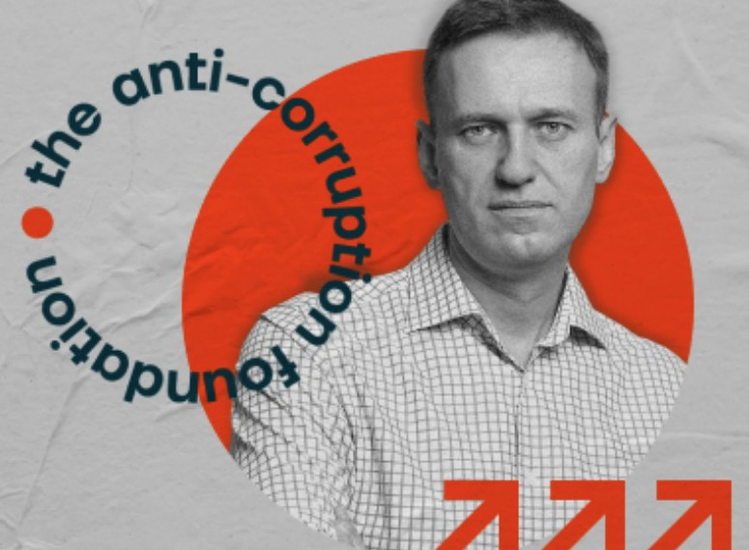 Алексей Навальный и логотип его нового фонда - Anti-Corruption Foundation International (ACF)