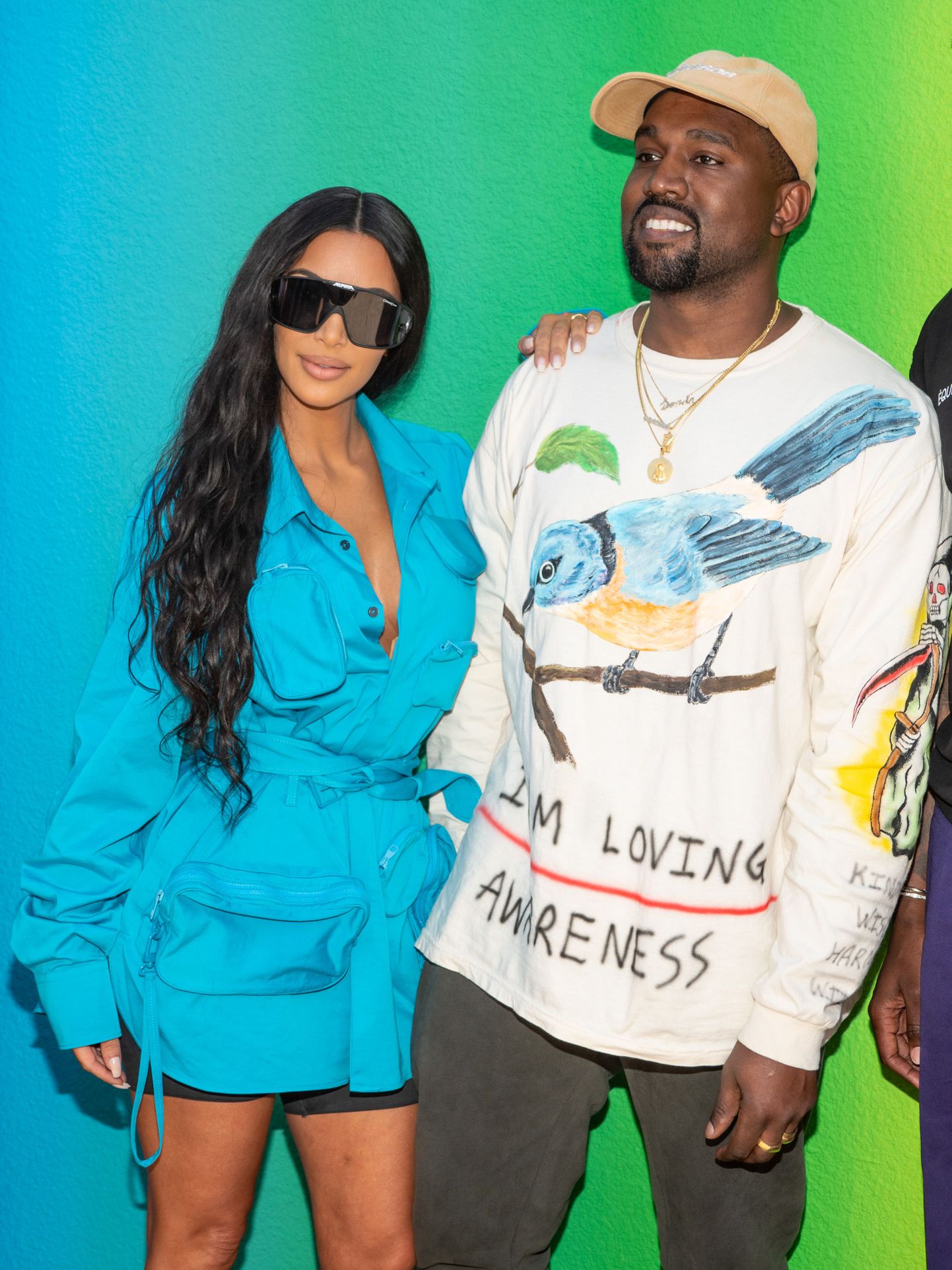 Kim Kardashian ja Kanye West 2018.