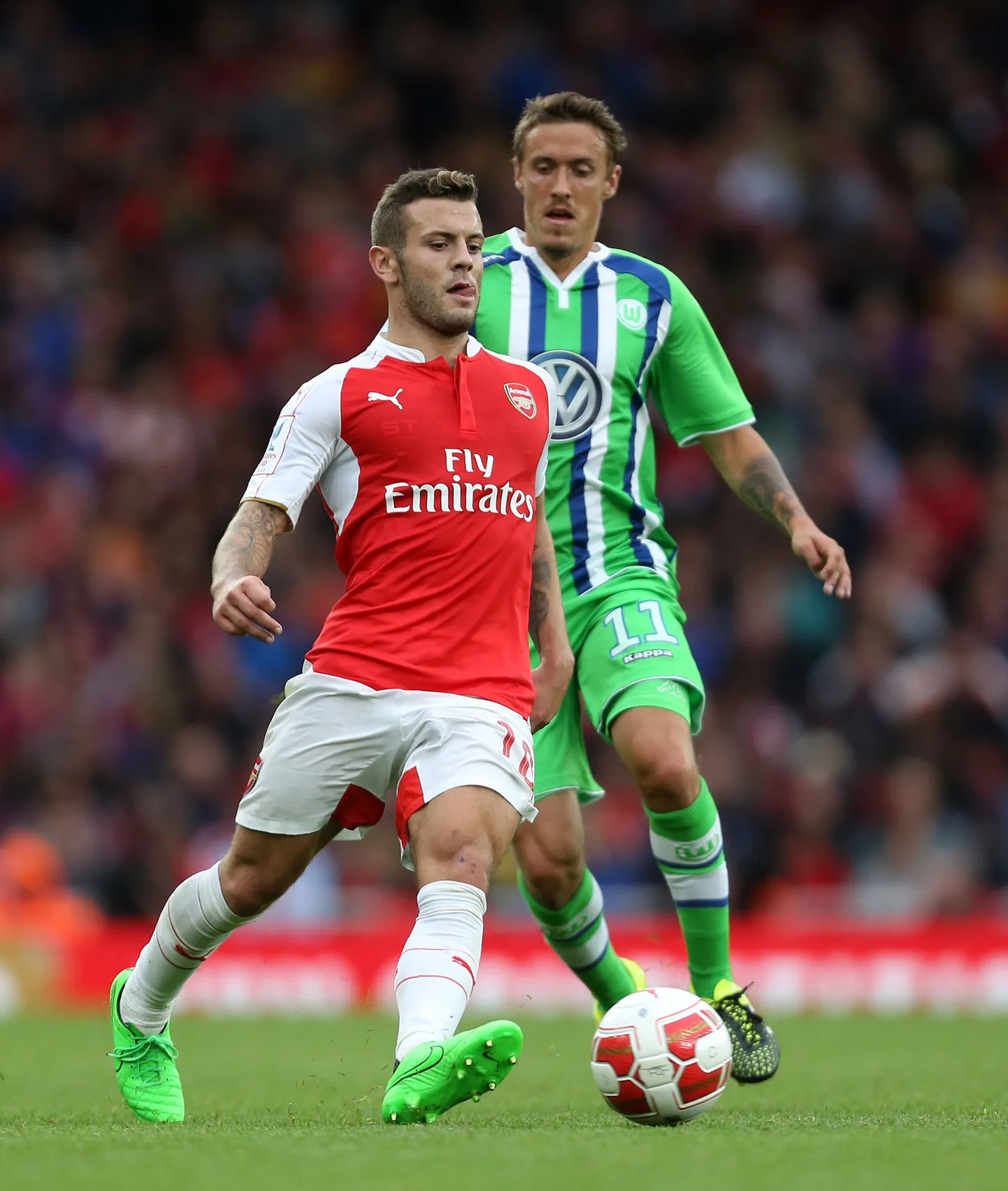 Jack Wilshere (esiplaanil).