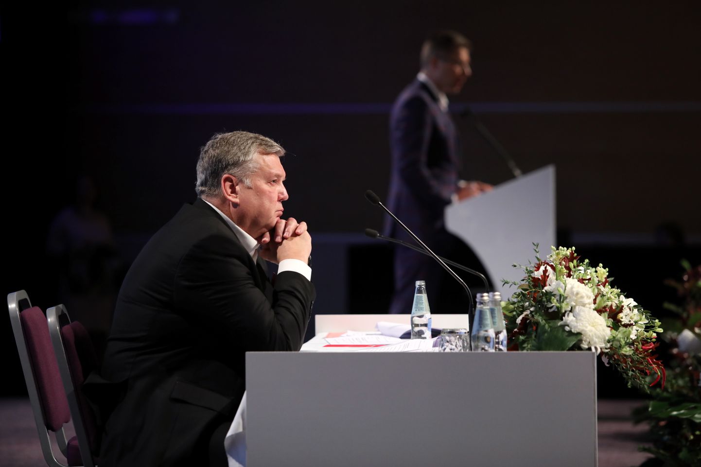Partijas "Saskaņa" Saeimas frakcijas vadītājs Jānis Urbanovičs piedalās partijas kongresā.