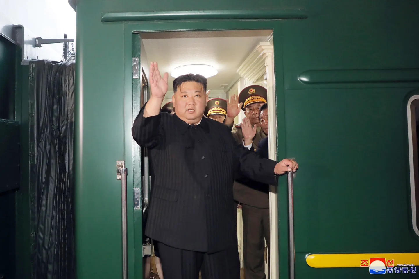Põhja-Korea diktaator Kim Jong-un teel Venemaale, 12. september 2023.