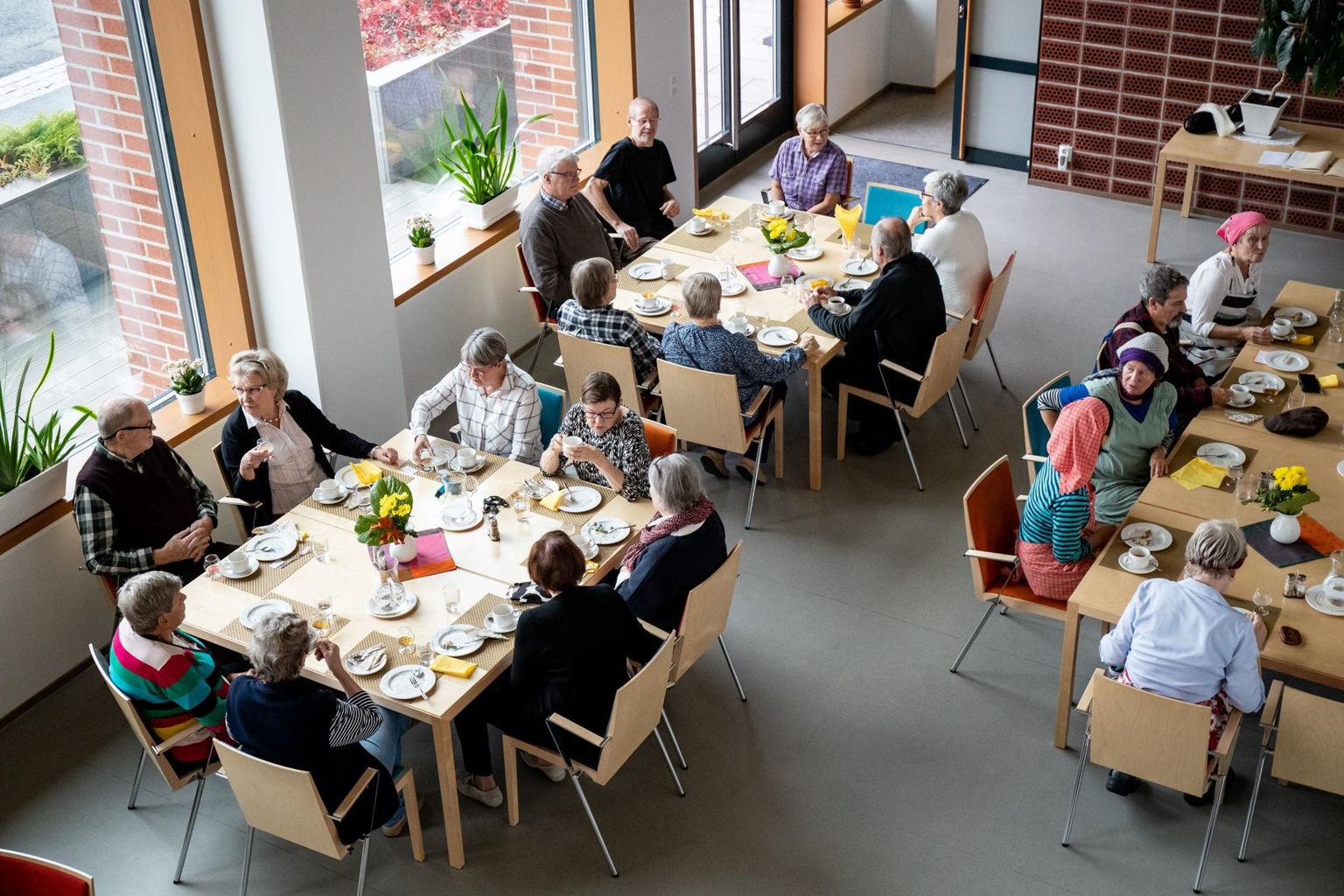 Kotisatama Seenioritalo Helsingis, kus eakad inimesed saavad koos elada. Prognooside järgi kasvab Soome pensionäride arv 2030. aastaks 256 000 inimese võrra. 