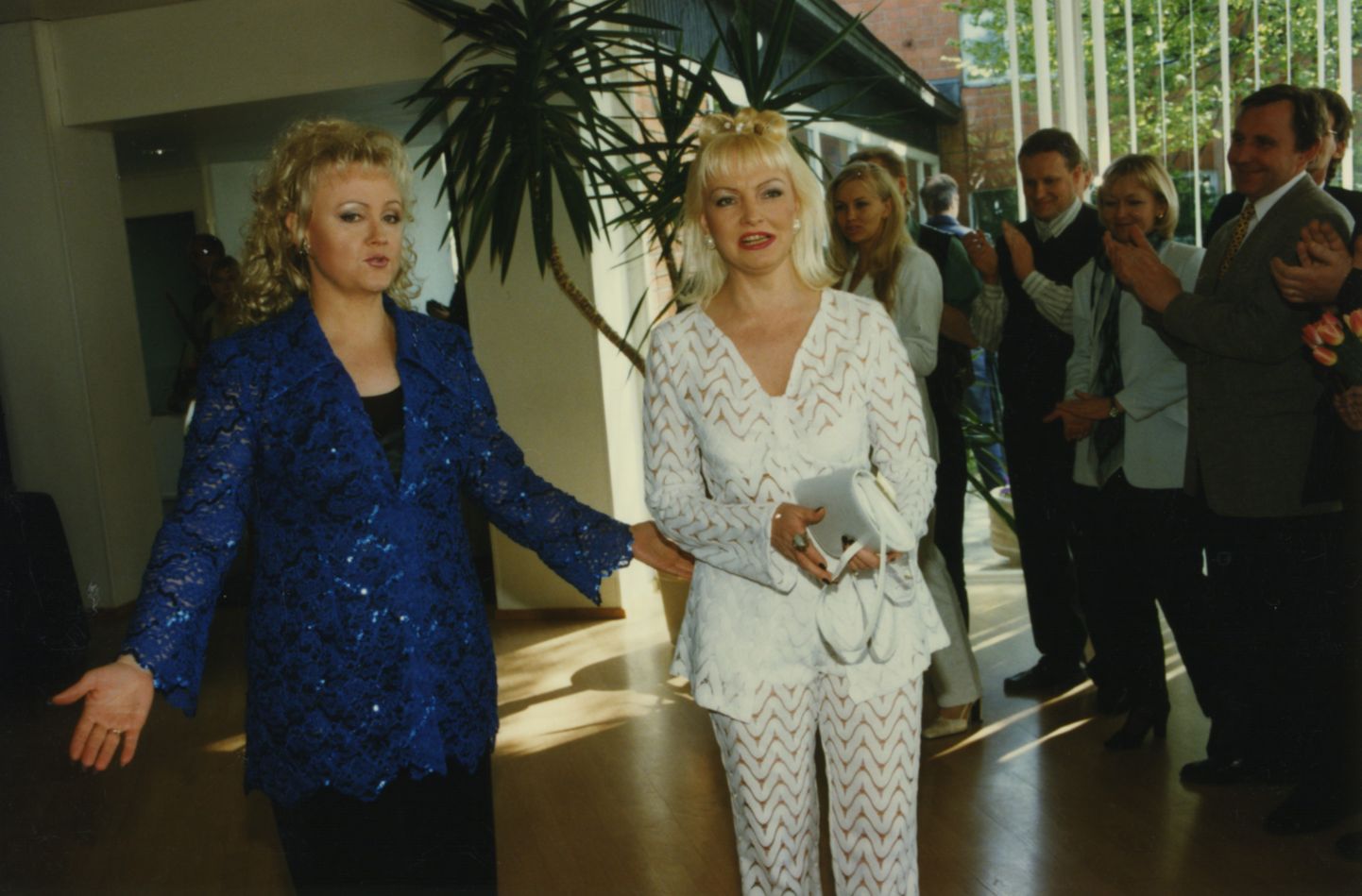 Анне Вески и Марью Лянник в 90-е годы.