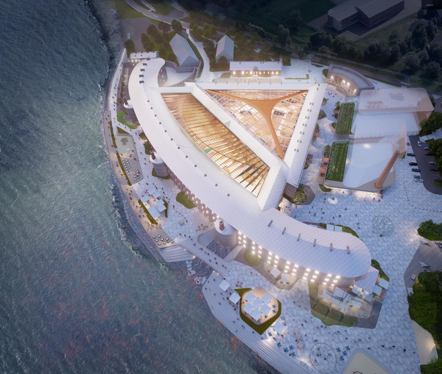 Patarei merekindluse arhitektuurikonkursi võidutöö «Taevakaar».