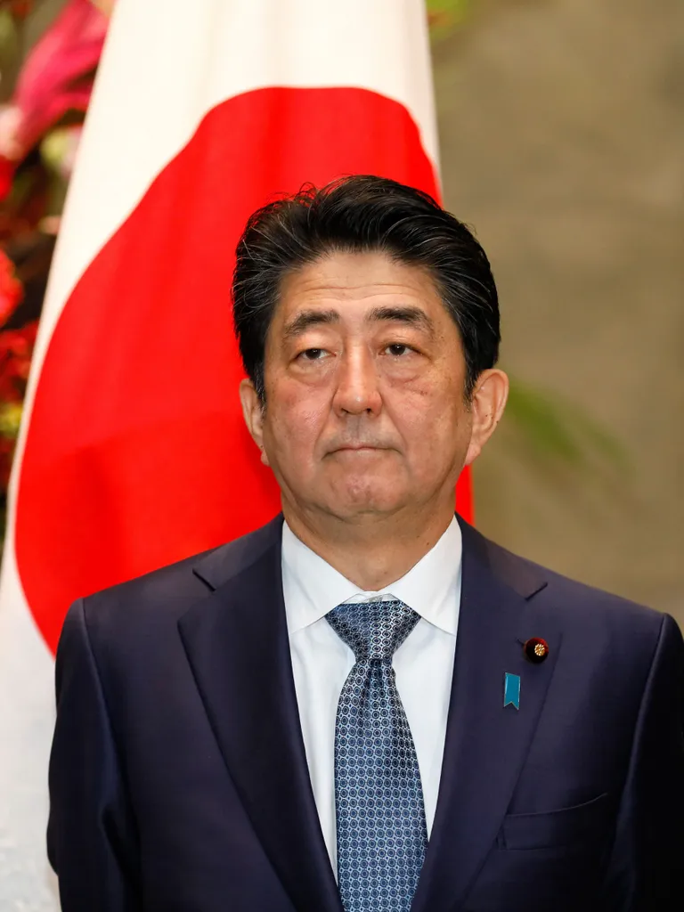 Shinzo Abe.