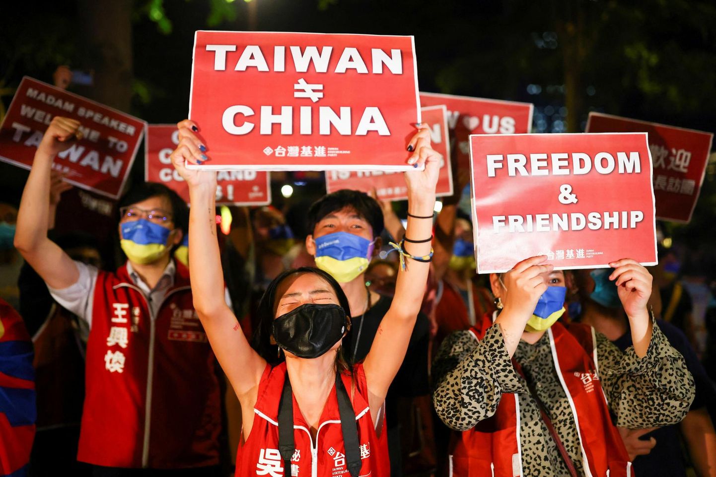 Meeleavaldajad eile Taipeis.