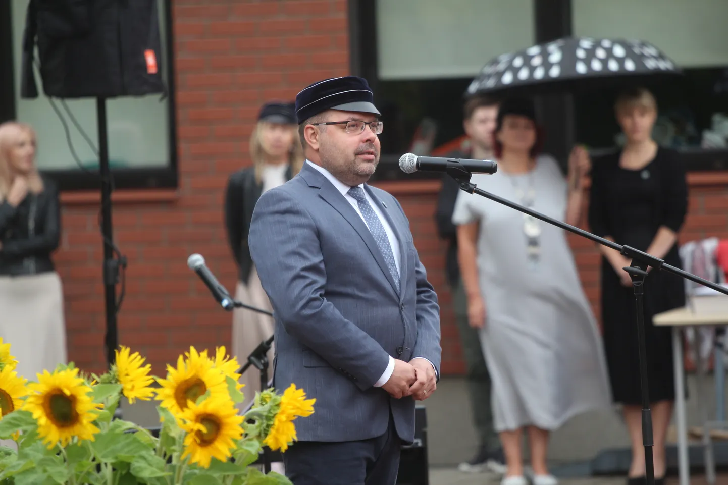Paide gümnaasiumi avaaktus selle õppeaasta sügisel.