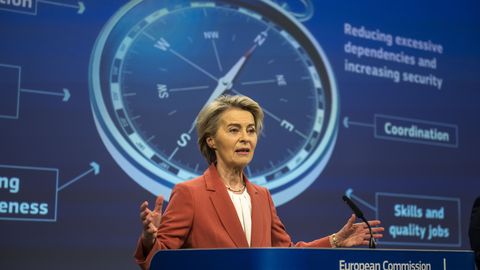 Leiena prasa Zelenskim skaidrot pretkorupcijas aģentūru neatkarības atcelšanu