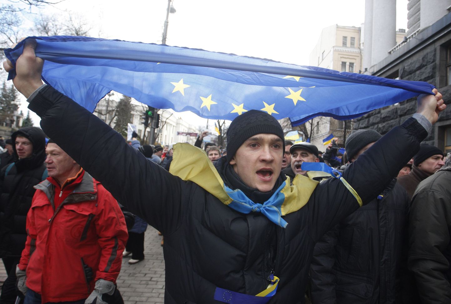 Протестующие на Украине