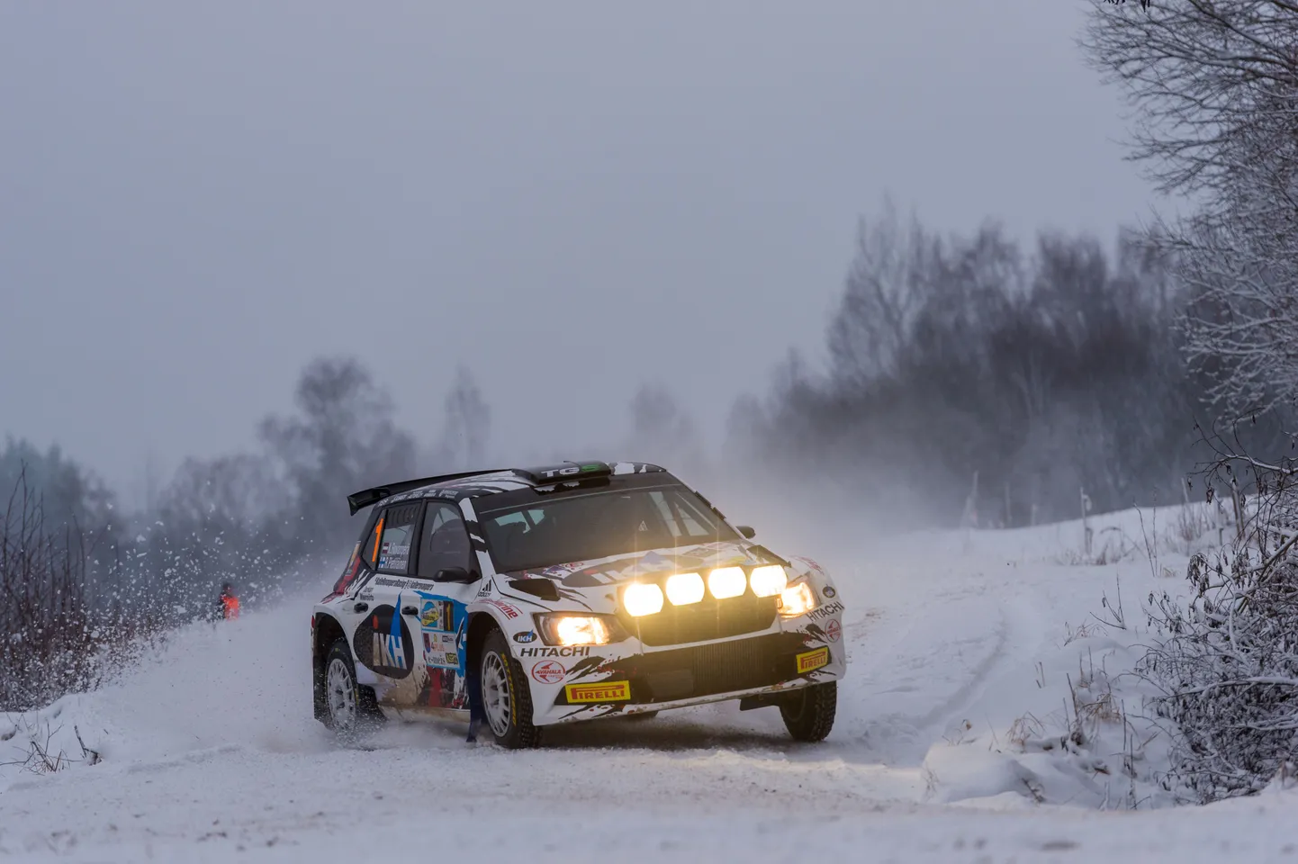 Kalle Rovanperä stiilinäide 2017. aasta Aluksne rallilt.