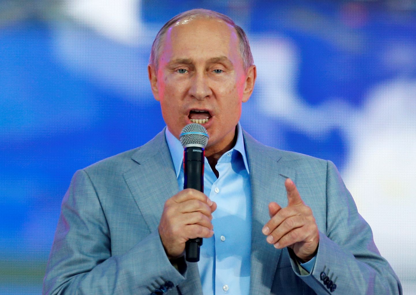 Vene riigipea Vladimir Putin kannustas venelasi valima minema.