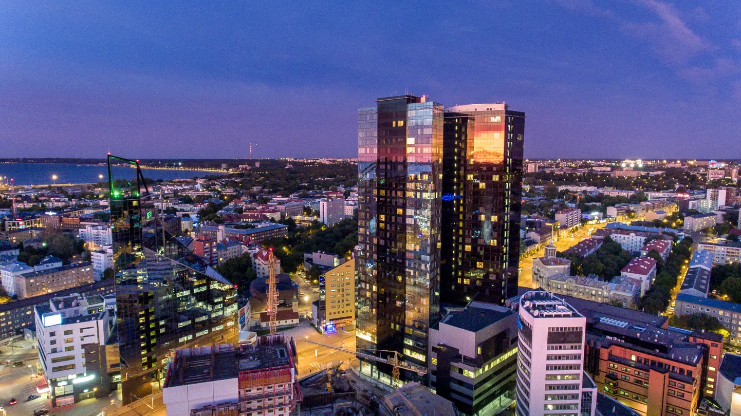 Tallinna kesklinn.