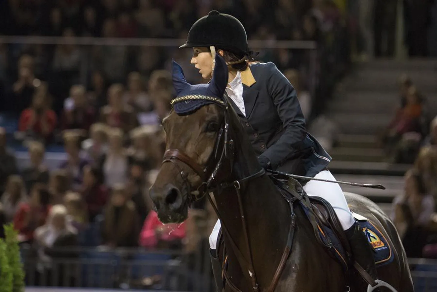 Kertu Klettenberg ja Ulrike R teenisid 2015. aasta «Tallinn International Horse Show’l» kolmanda koha.