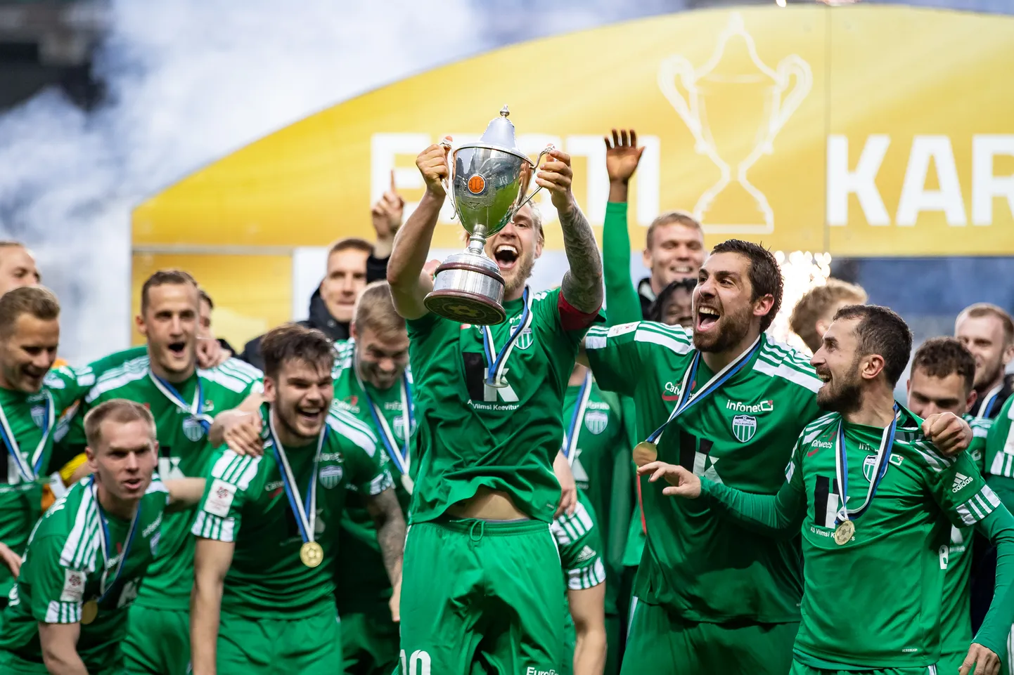 Kas Levadial õnnestub pea kohale tõsta ka Konverentsiliiga karikas?