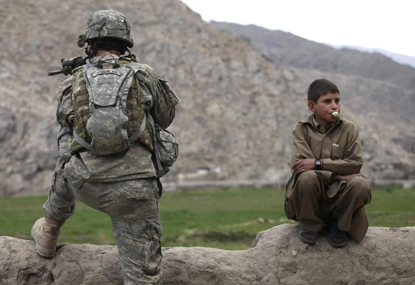 Солдат армии США в Афганистане. Иллюстративный снимок.