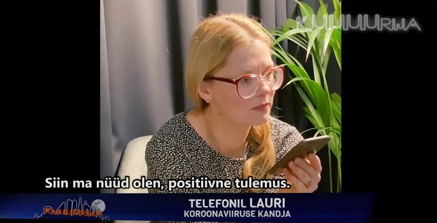 Kuuuurija telefonivestlus koroonahaige Lauriga