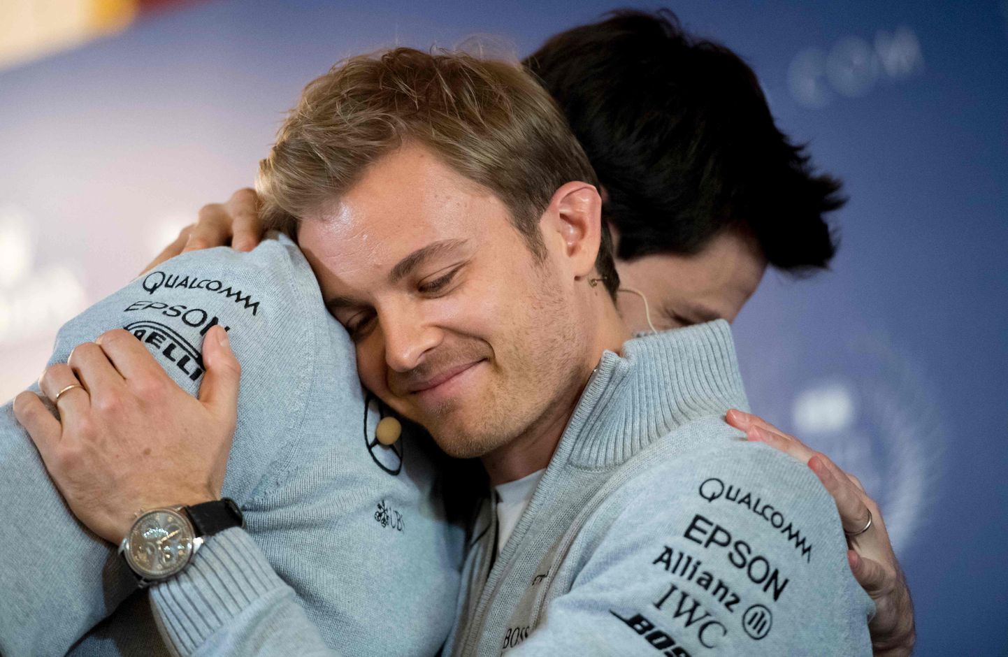 Nico Rosberg ja Toto Wolff.
