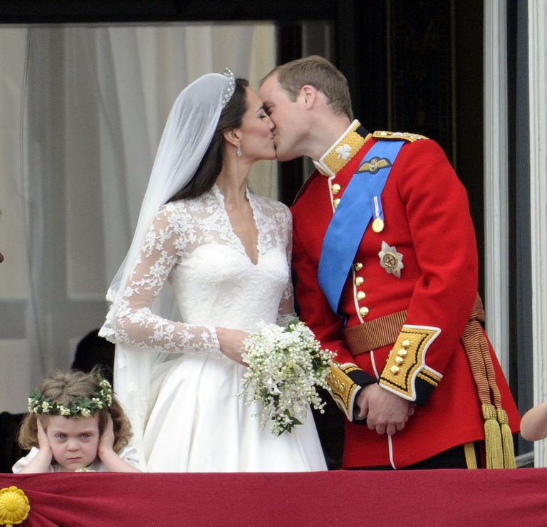 Prints William ja ta naine Catherine nende abiellumispäeval, 29. aprillil 2011