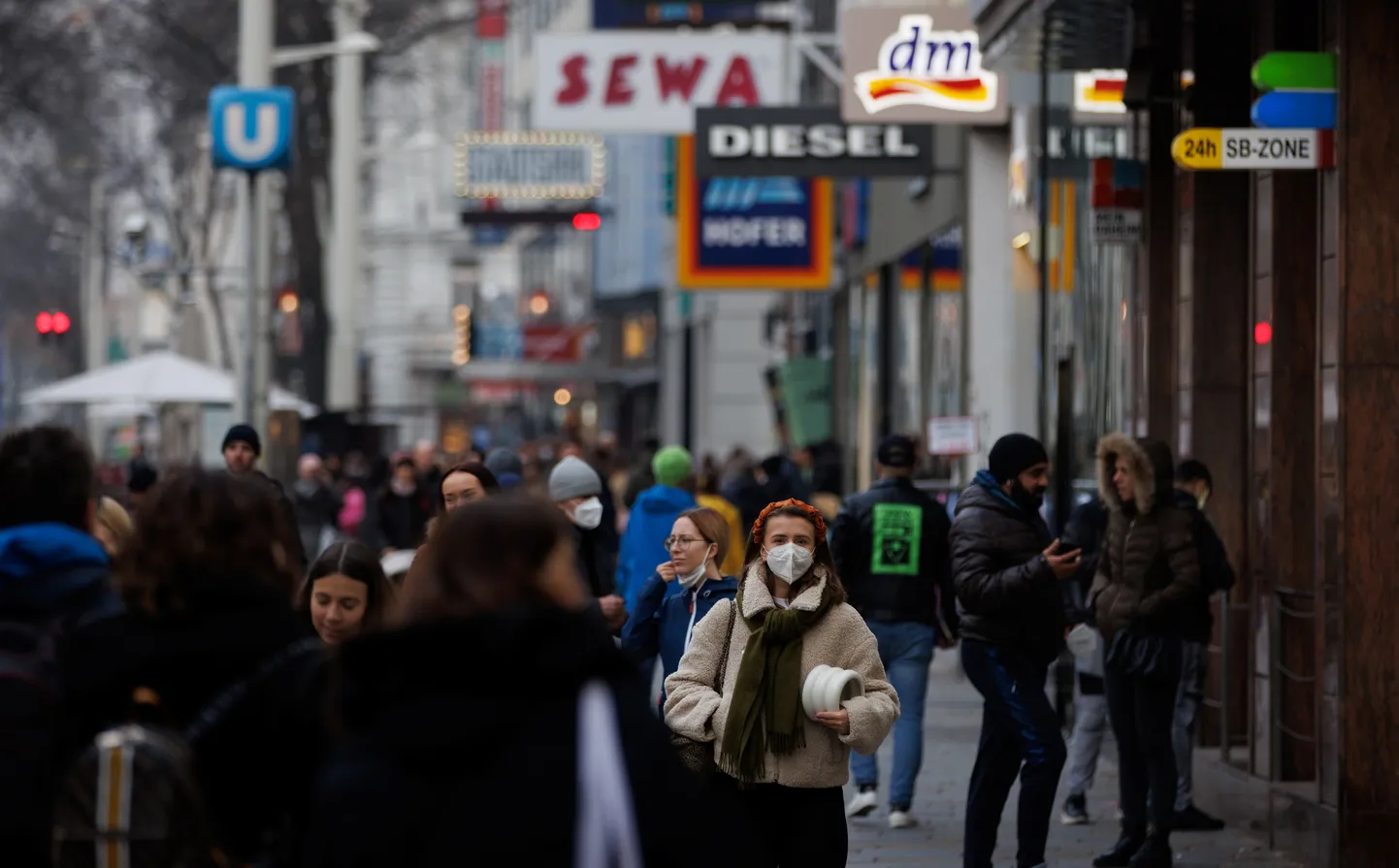 Austria pealinn Viin. Foto on tehtud 15. novembril 2021