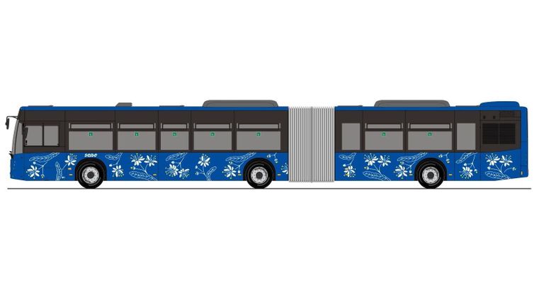 Pärnu linnabusside uus disain.