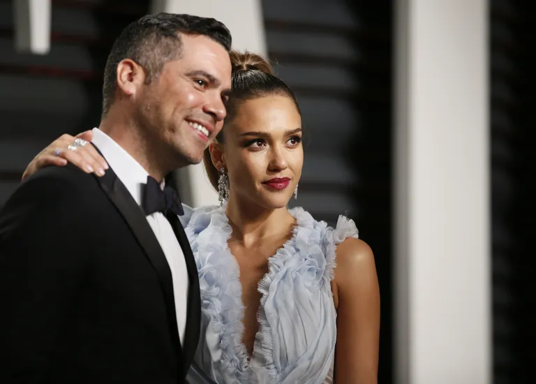 Näitleja Jessica Alba ja produtsent Cash Warren. 2017.