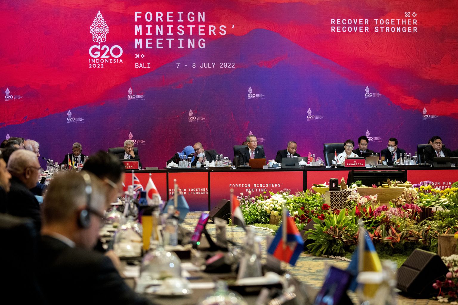 G20 ministru sanāksme Indonēzijā.
