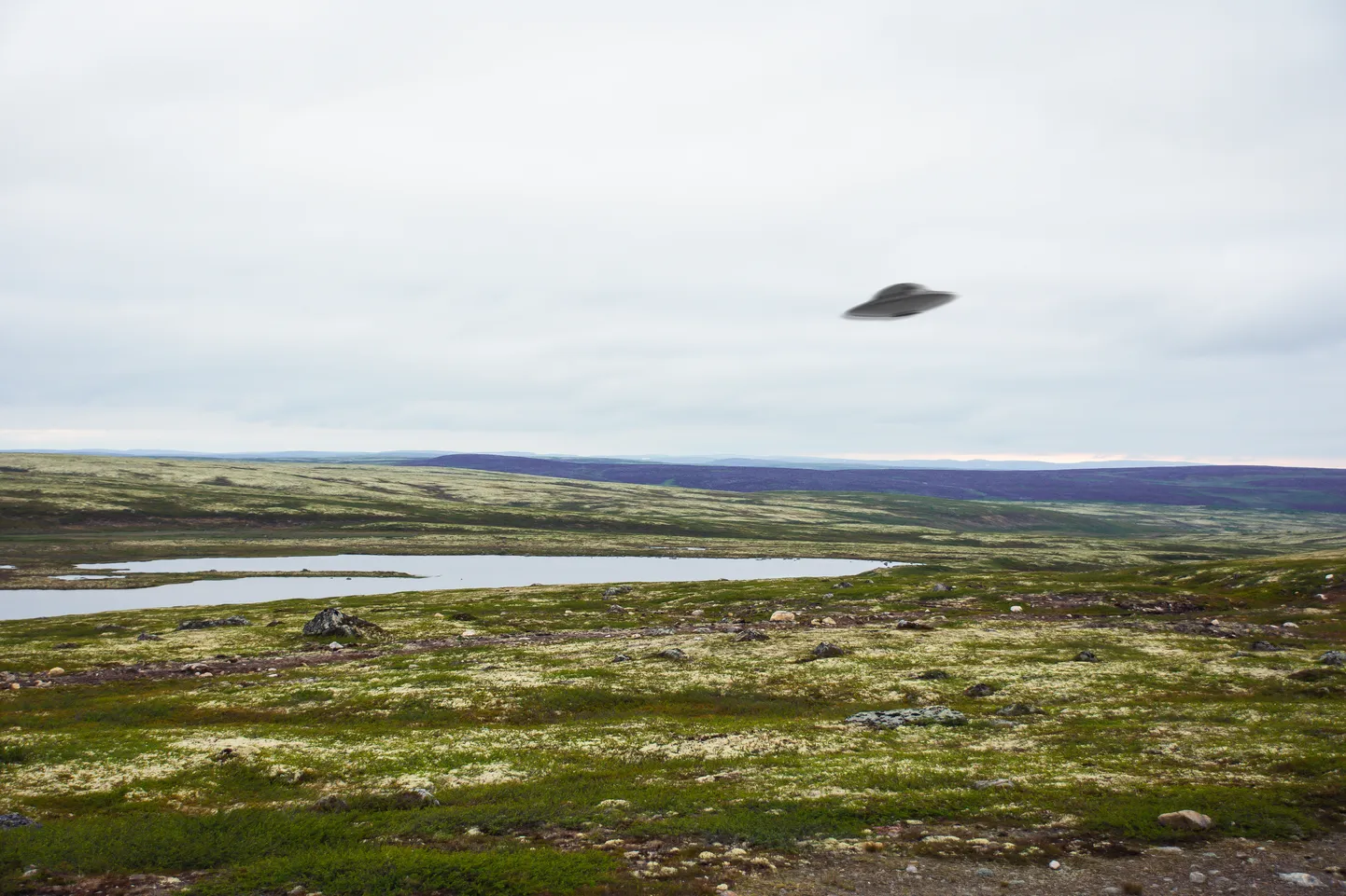 Tundmatu lendav objekt ehk ufo. Pilt on illustreeriv