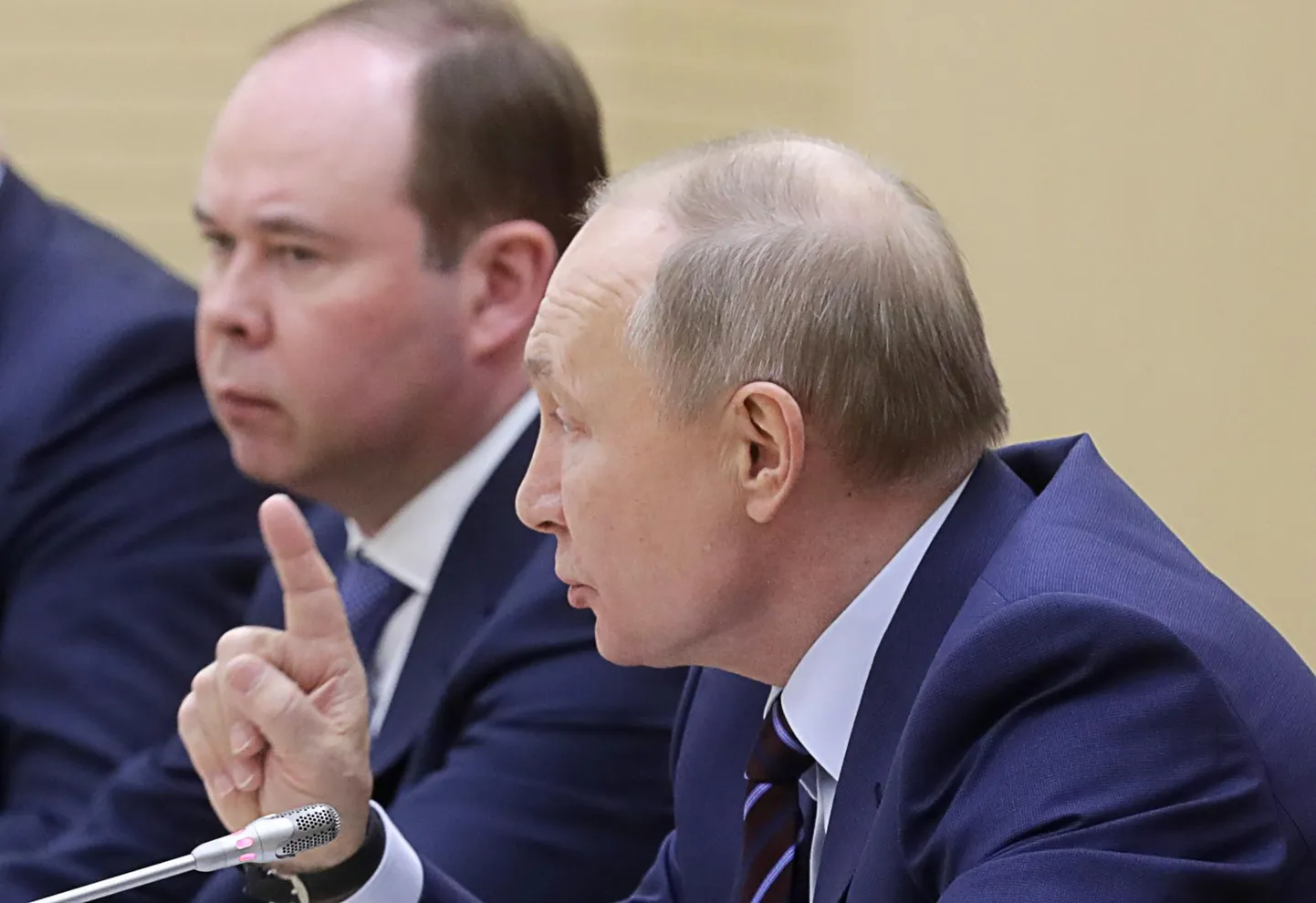 Anton Vaino ja Vladimir Putin 2020. aata jaanuaris.