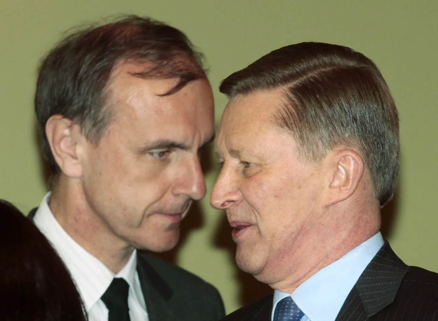 Poola kaitseminister Bogdan Klich (vasakul) ja Vene asepeaminister Sergei Ivanov kohtusid Moskvas.