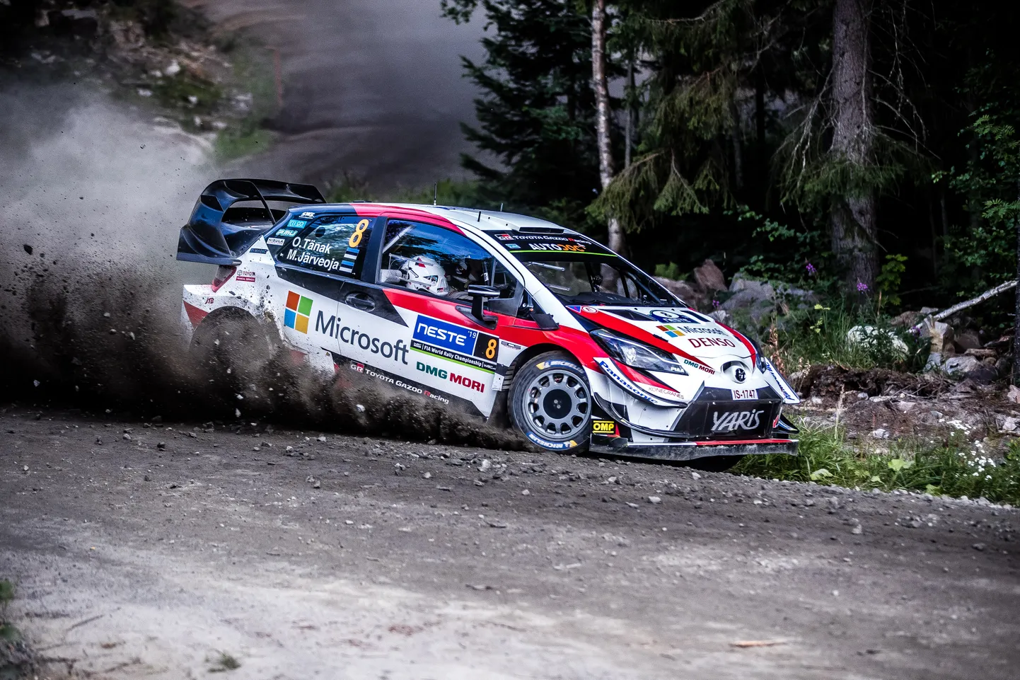 Ott Tänak 2019. aasta Soome rallil.