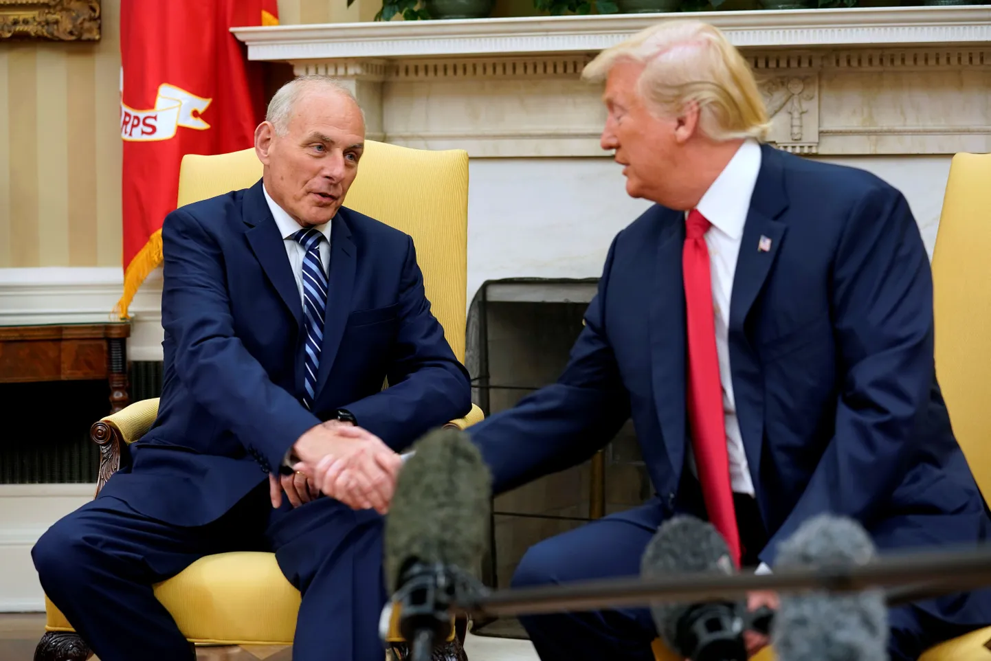 John Kelly ja Donald Trump.