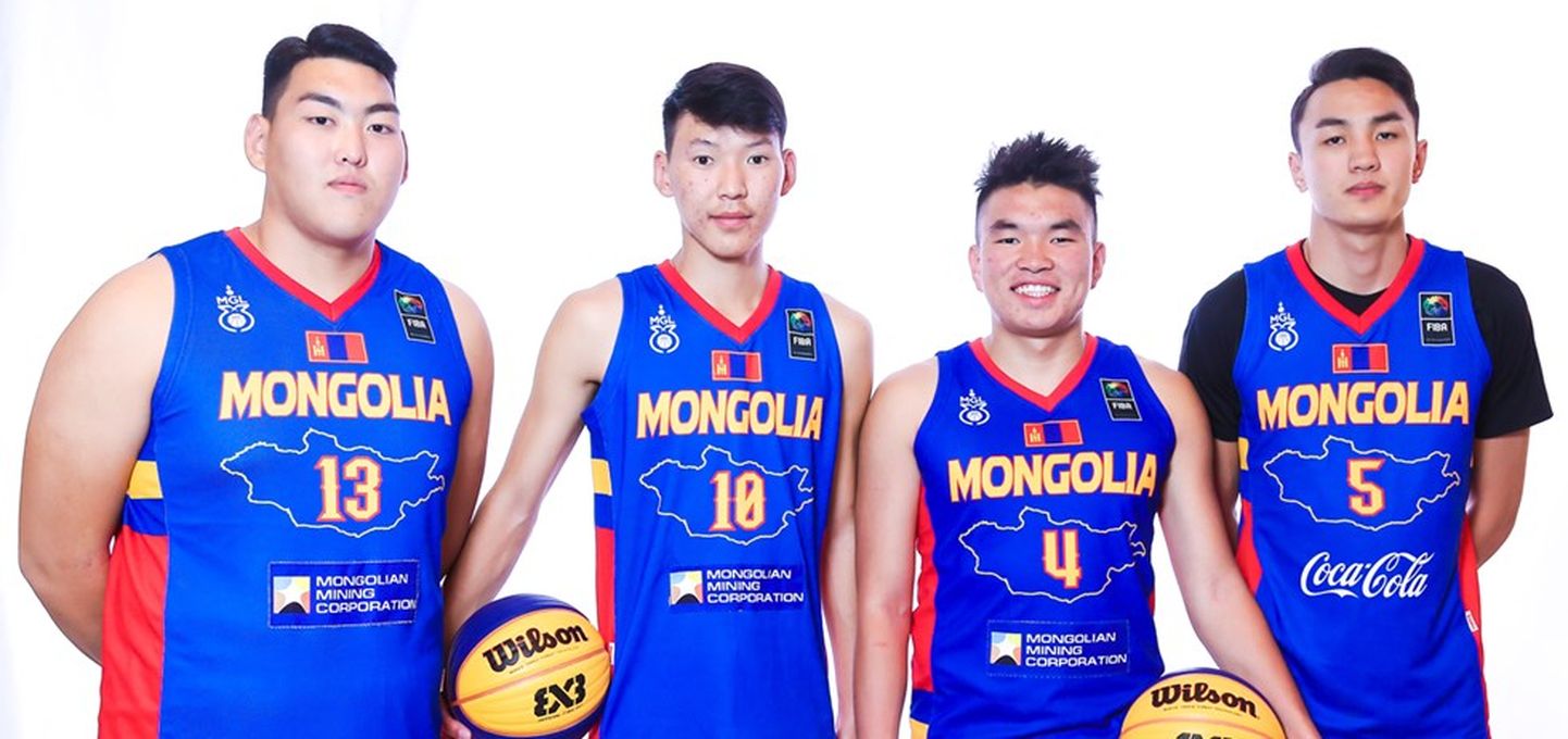 Mongoolia 3x3 meeskond.